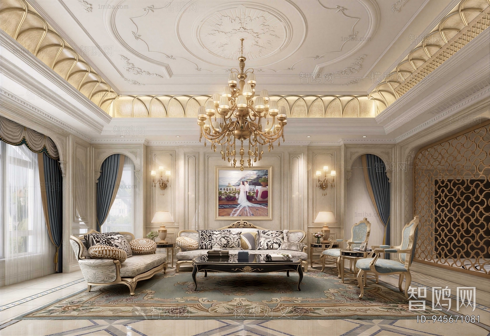 European Style A Living Room