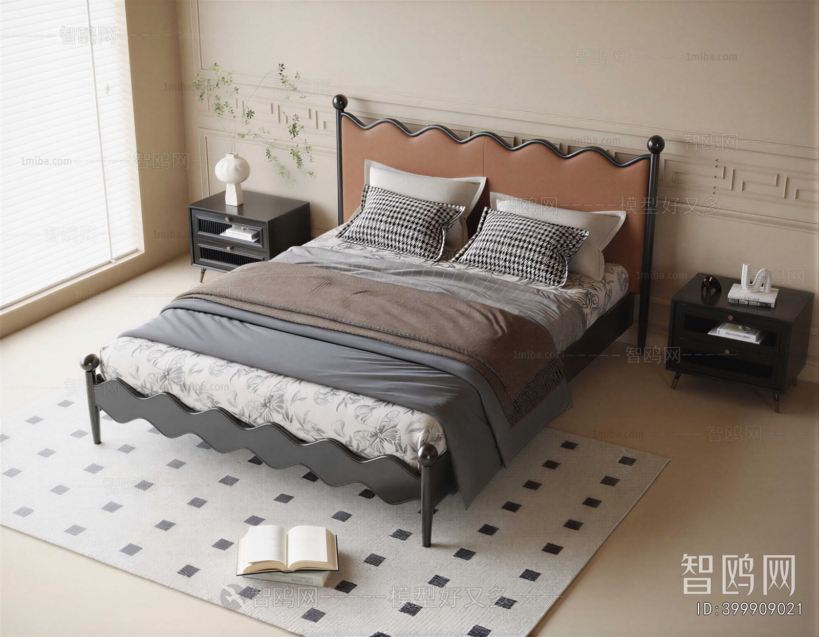 French Style Double Bed