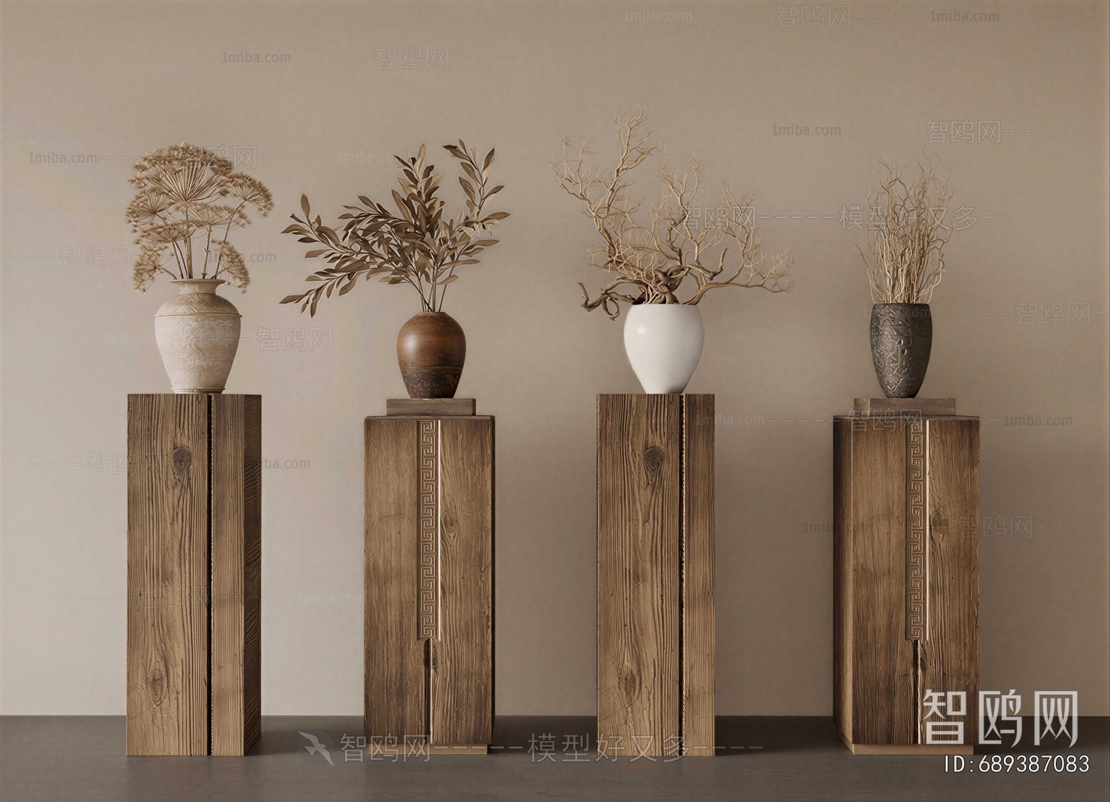 Wabi-sabi Style Dried Branch