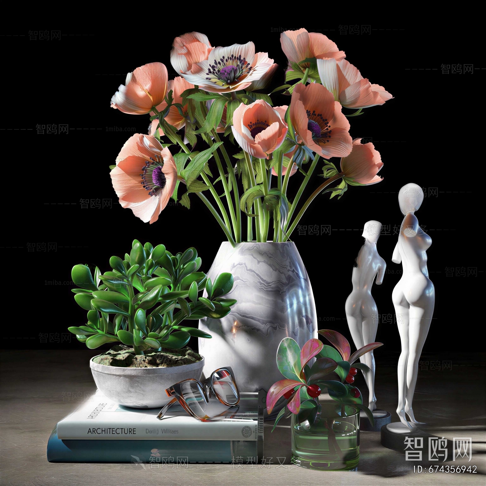 Modern Flower Arrangement