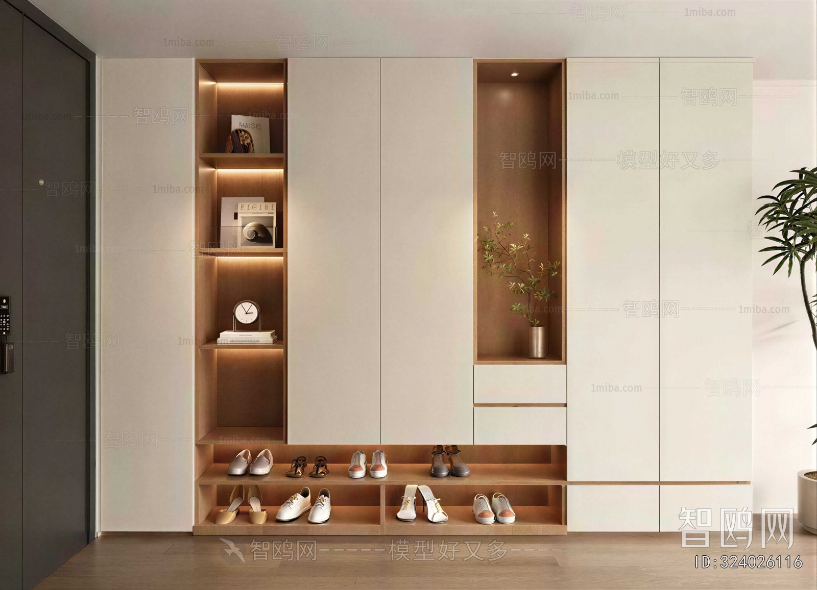 Modern Shoe Cabinet