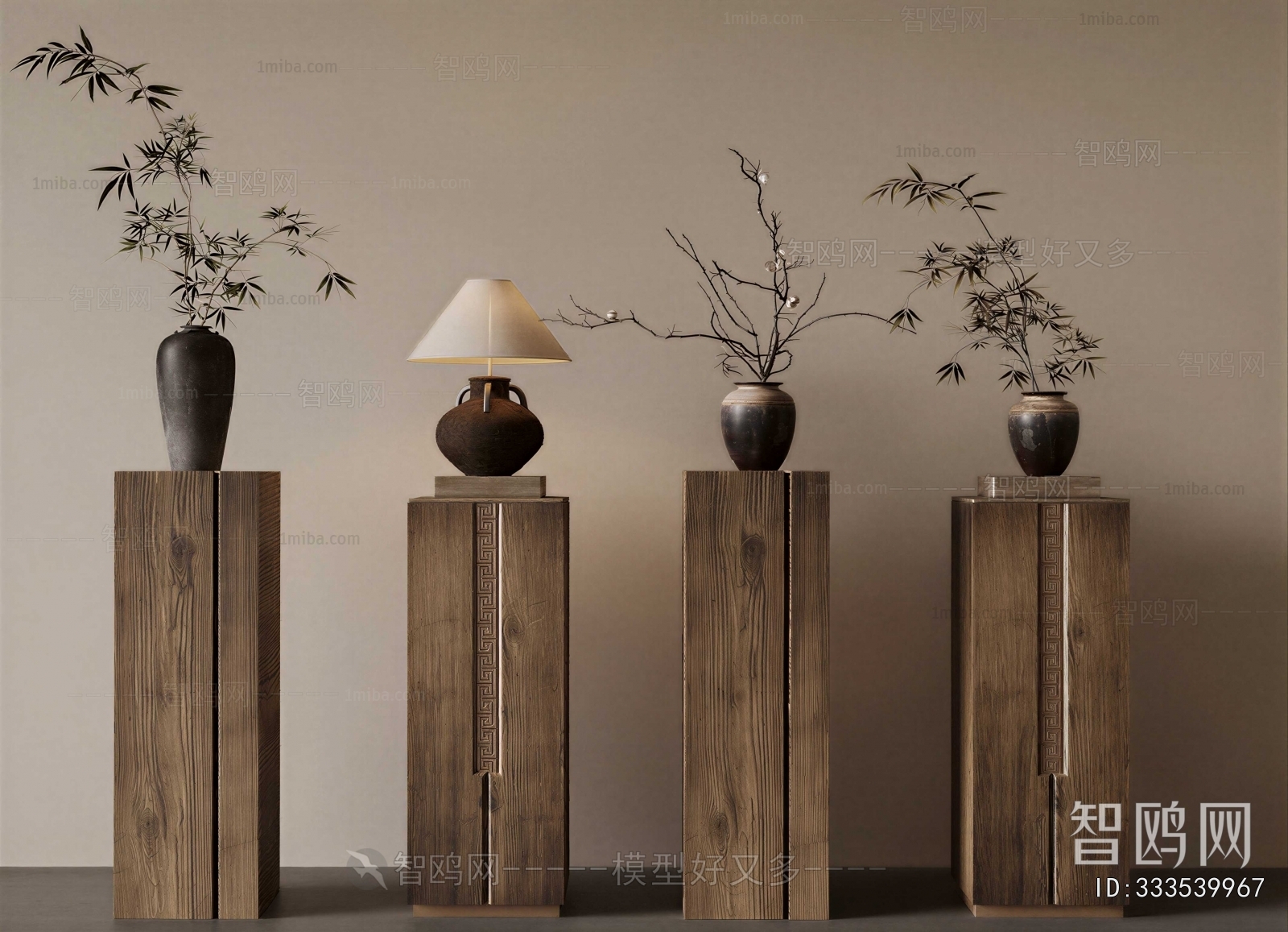 Wabi-sabi Style Dried Branch