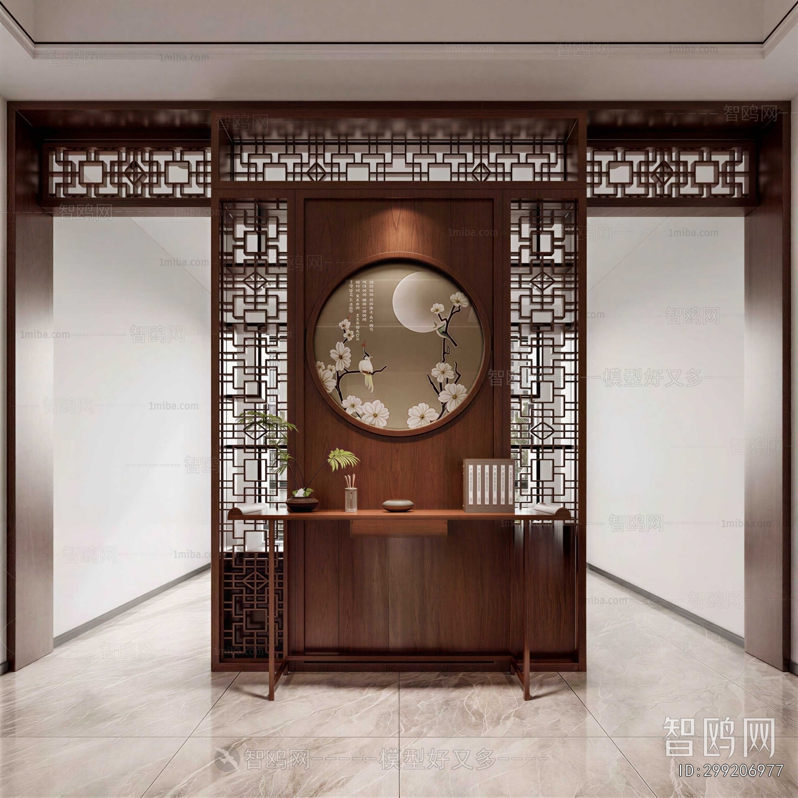 New Chinese Style Hallway