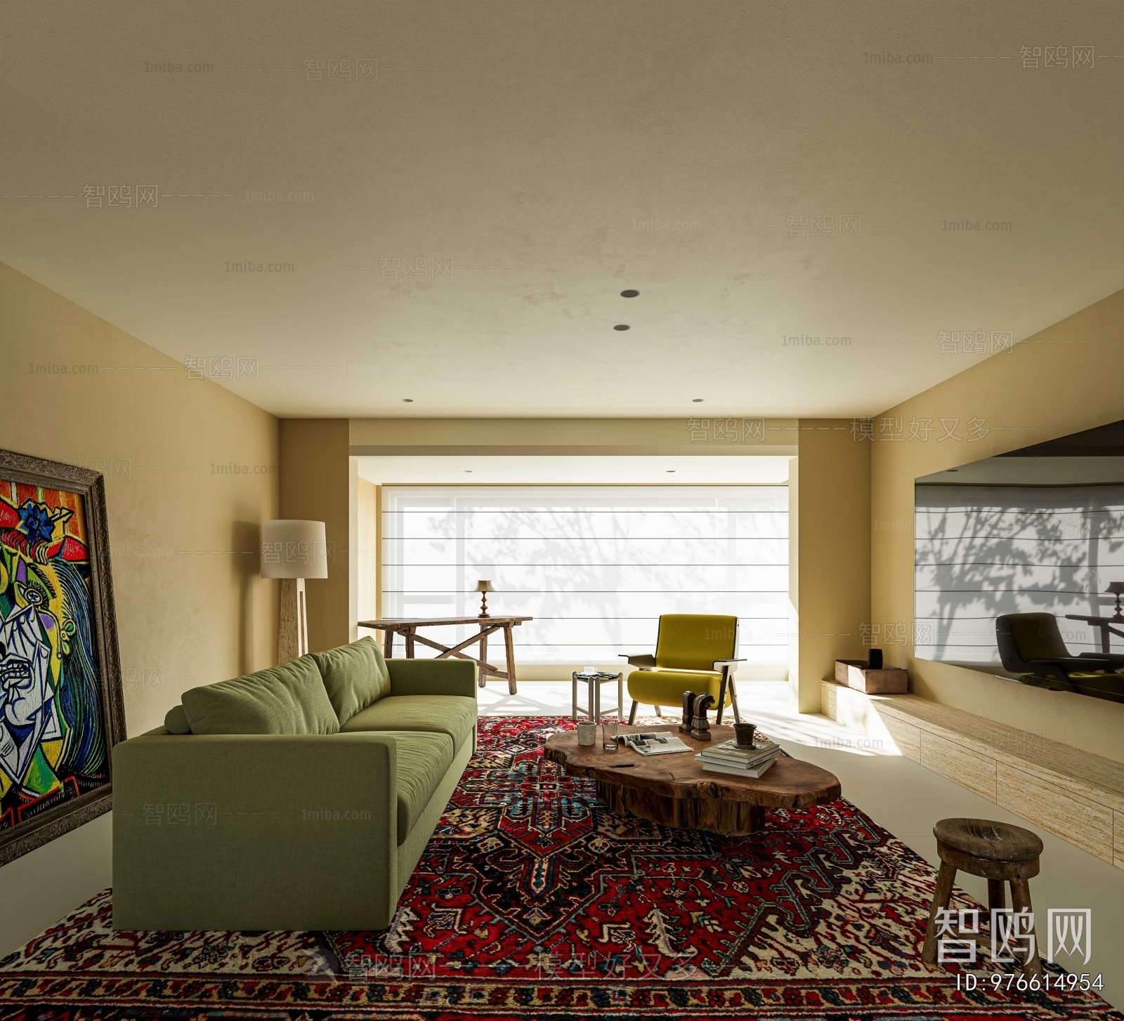 Wabi-sabi Style A Living Room