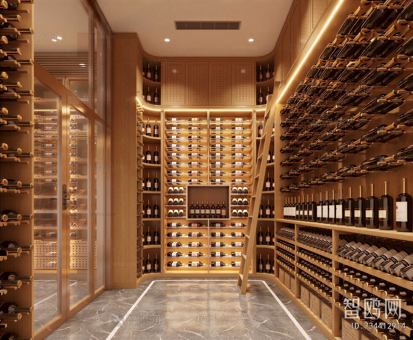 Modern Wine Cellar/Wine Tasting Room