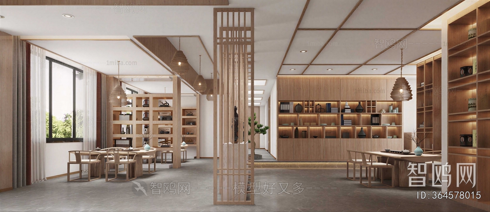 New Chinese Style Teahouse Tea House