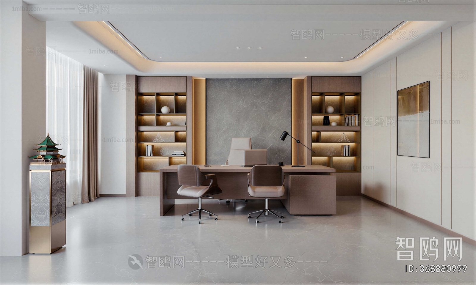 New Chinese Style Manager's Office