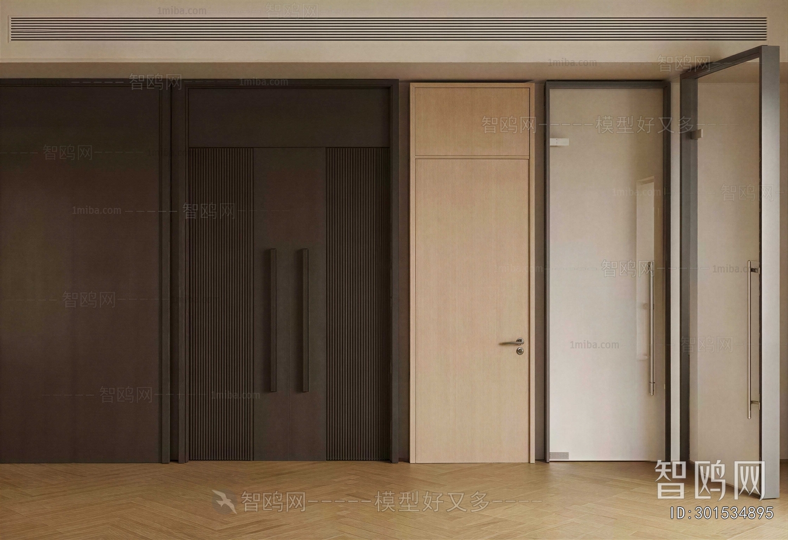 Modern Single Door