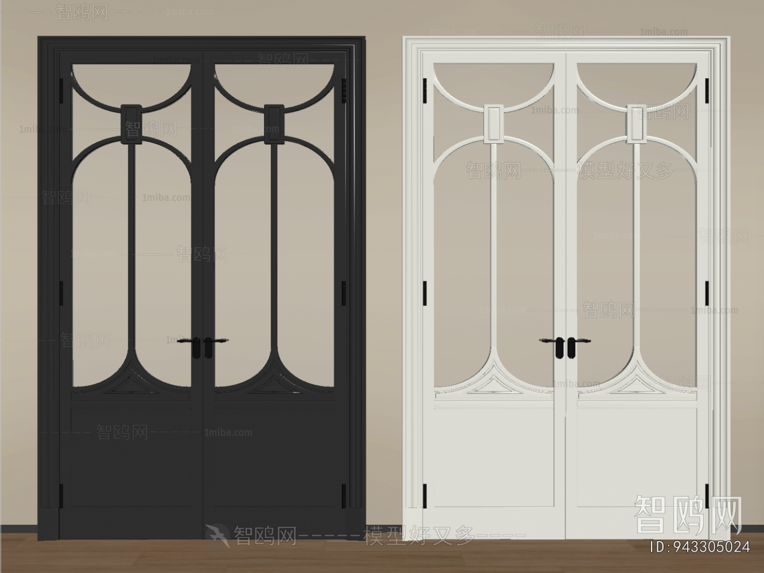French Style Double Door