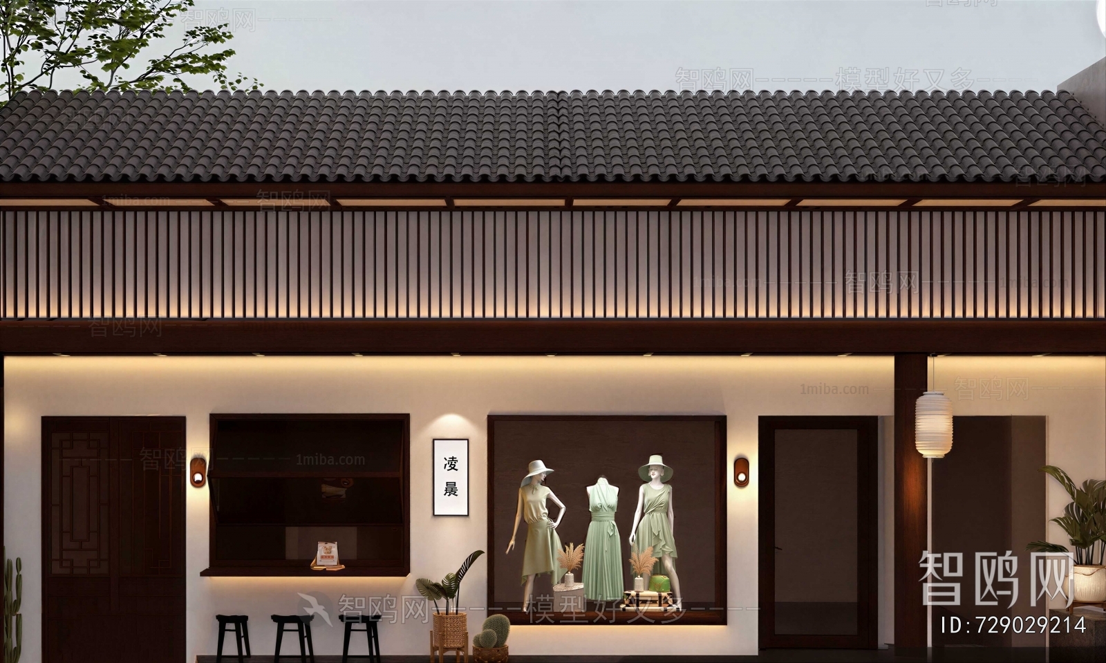 New Chinese Style Facade Element