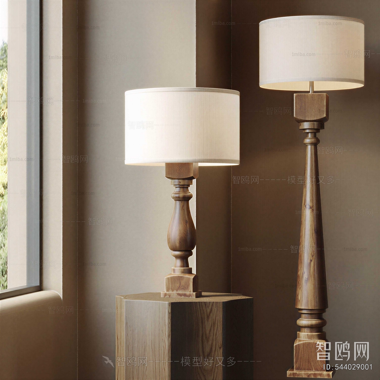 Wabi-sabi Style Table Lamp