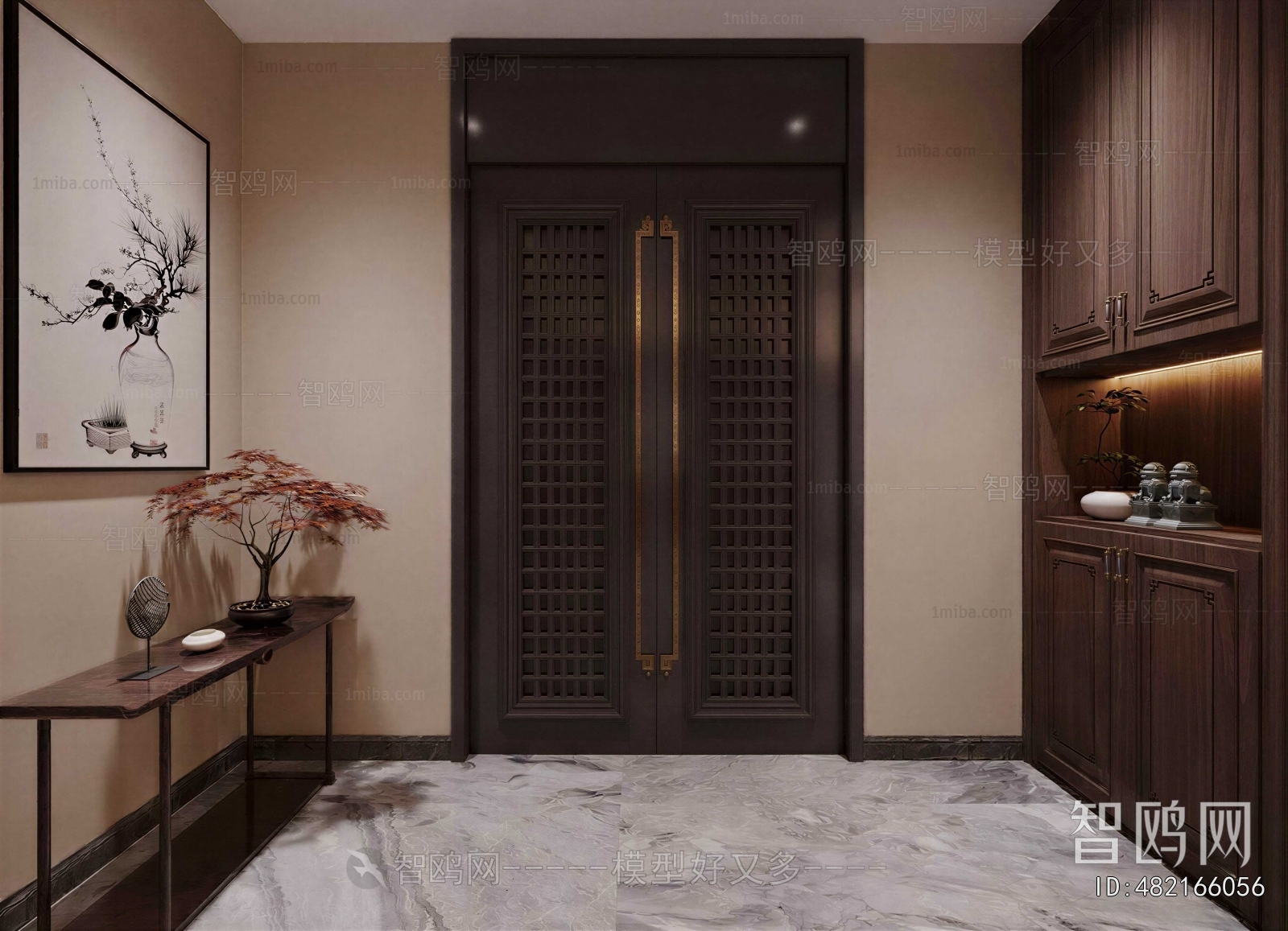 New Chinese Style Hallway