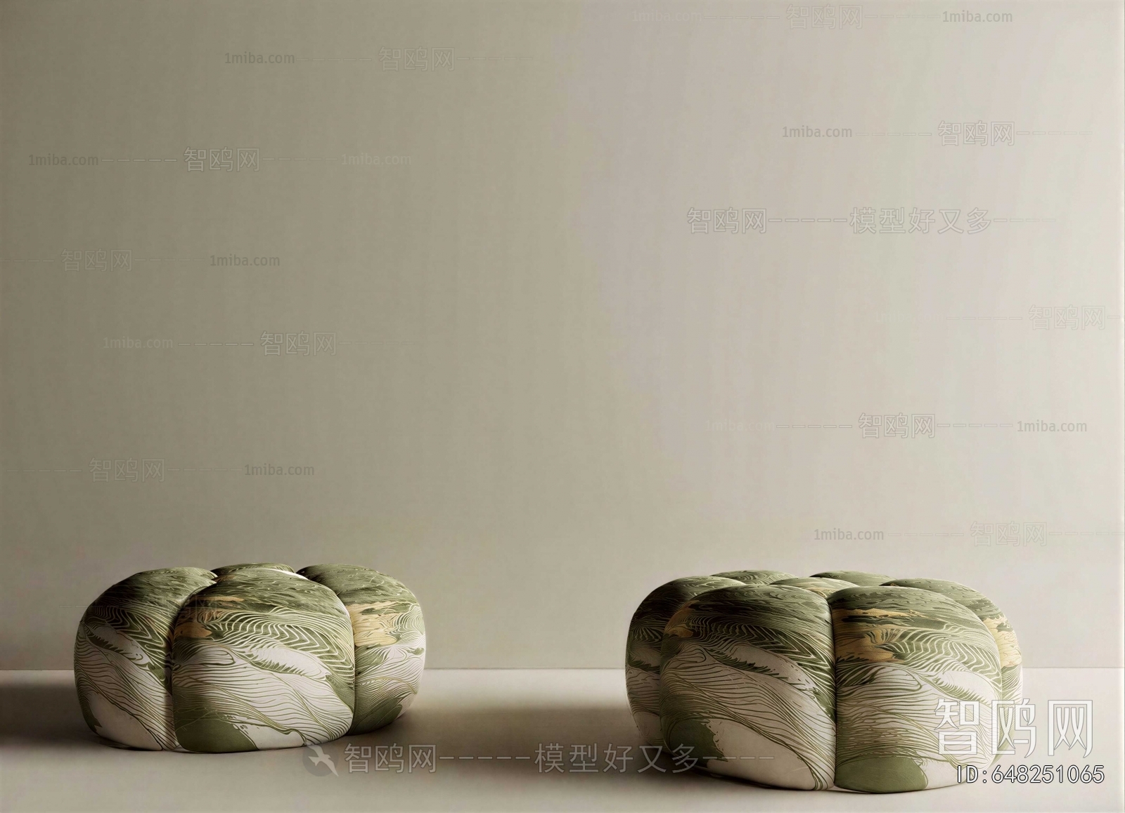 French Style Footstool