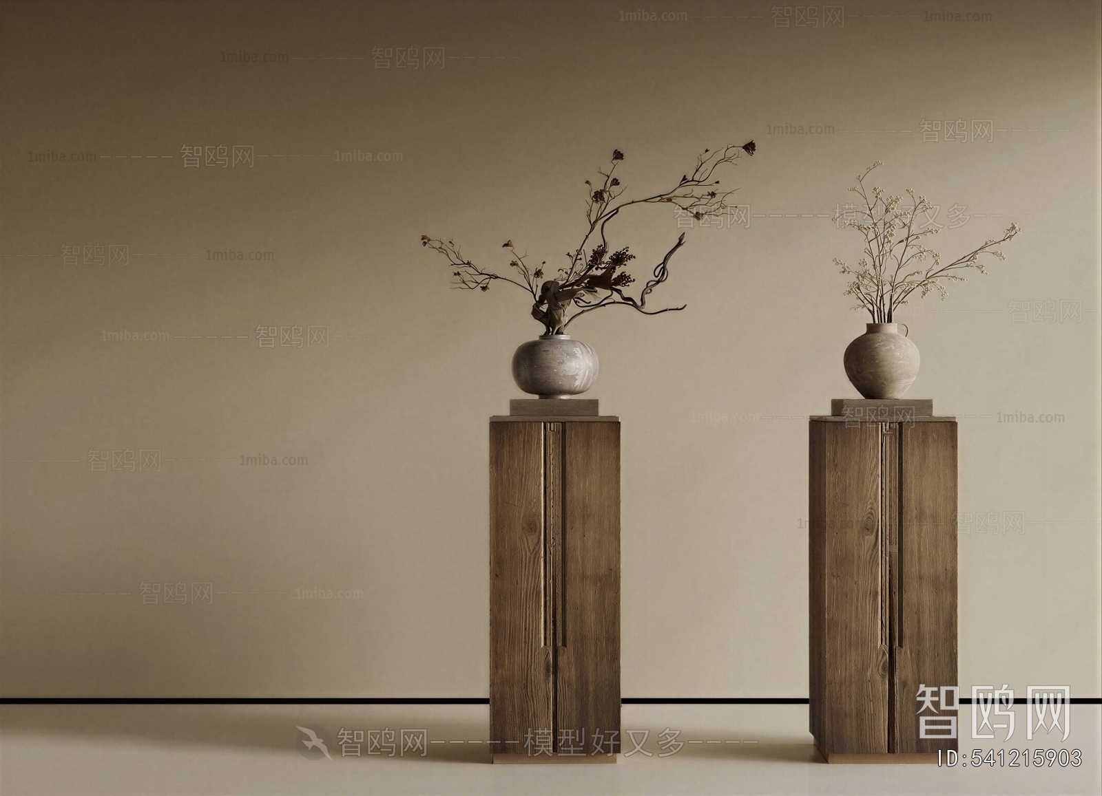 Wabi-sabi Style Dried Branch