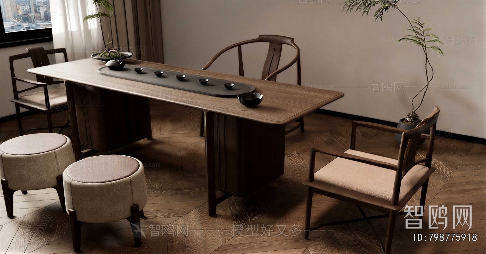 New Chinese Style Tea Tables And Chairs