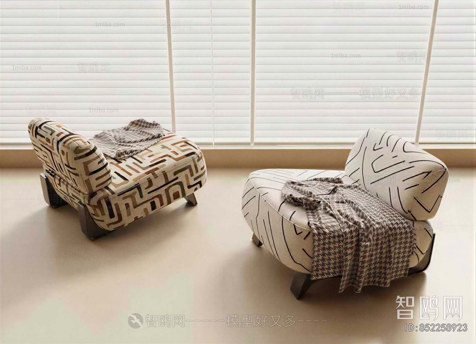 French Style Single Sofa