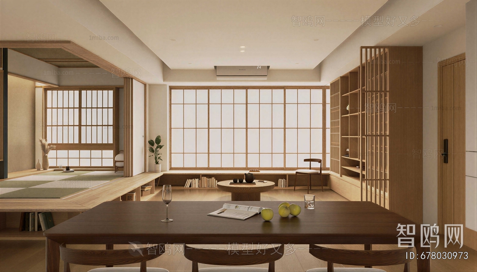 Japanese Style Study Space
