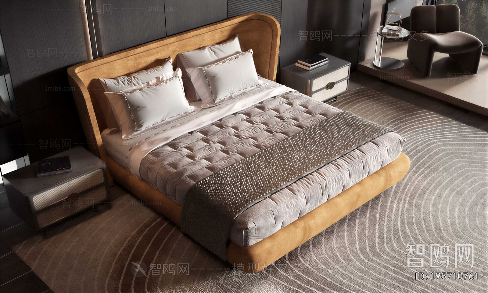 Modern Double Bed