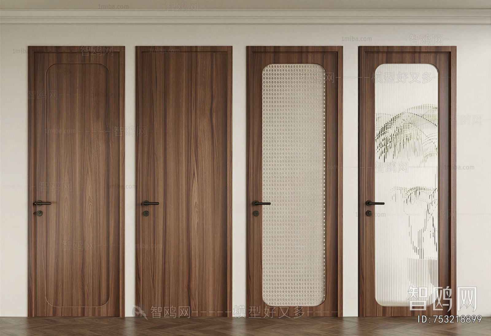 Wabi-sabi Style Single Door