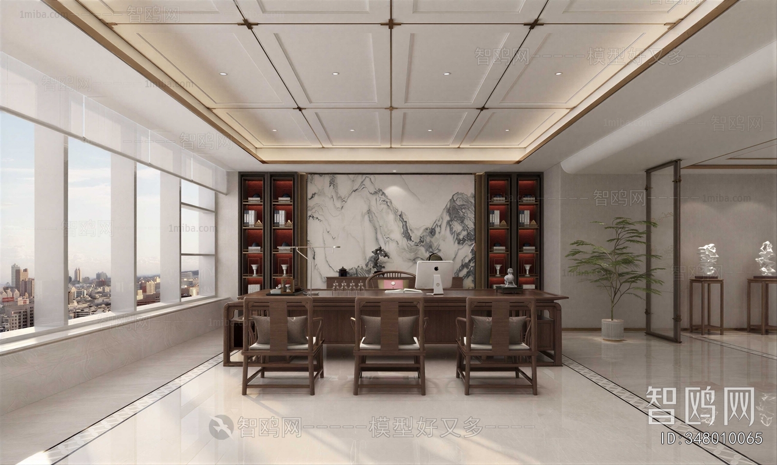 New Chinese Style Manager's Office