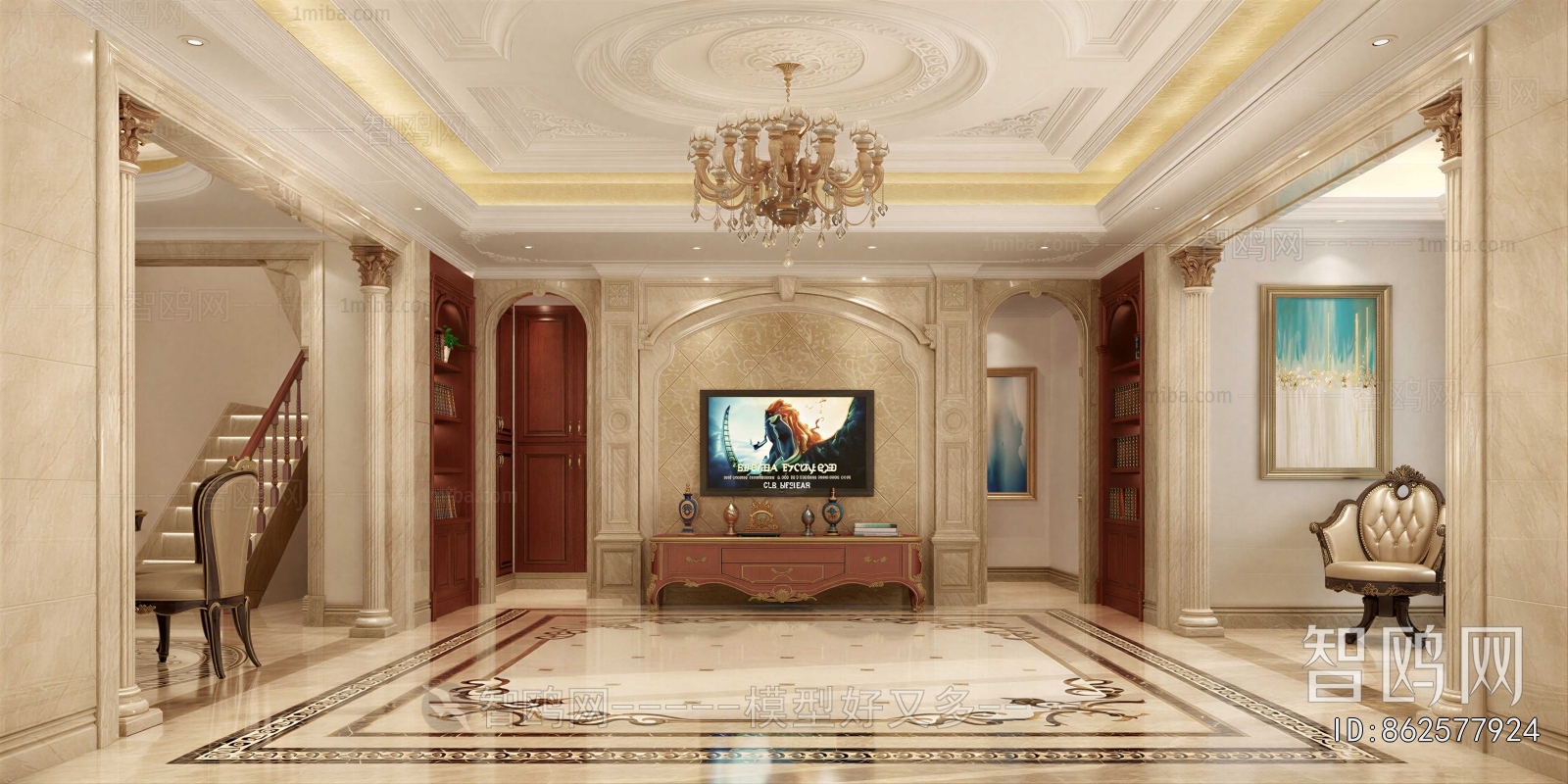 European Style A Living Room