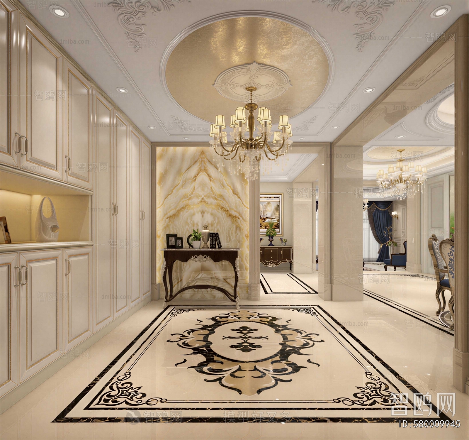 European Style Hallway