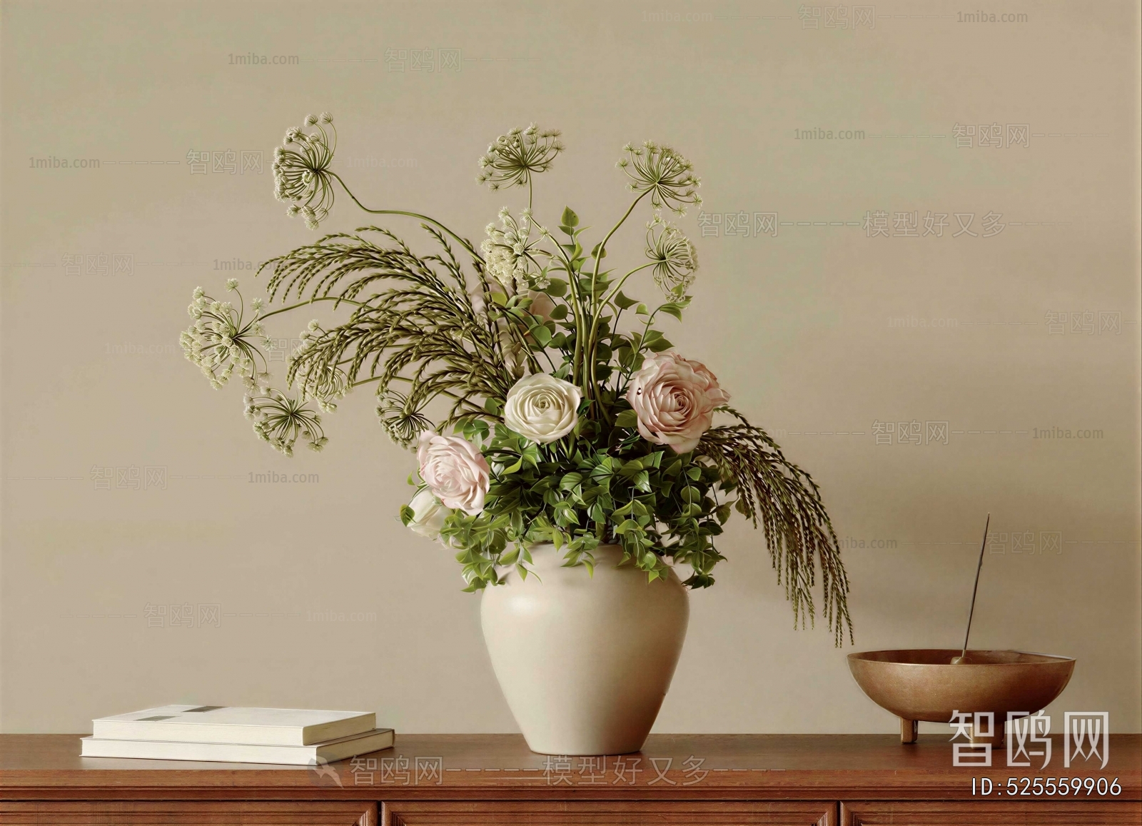 Wabi-sabi Style Flower Arrangement