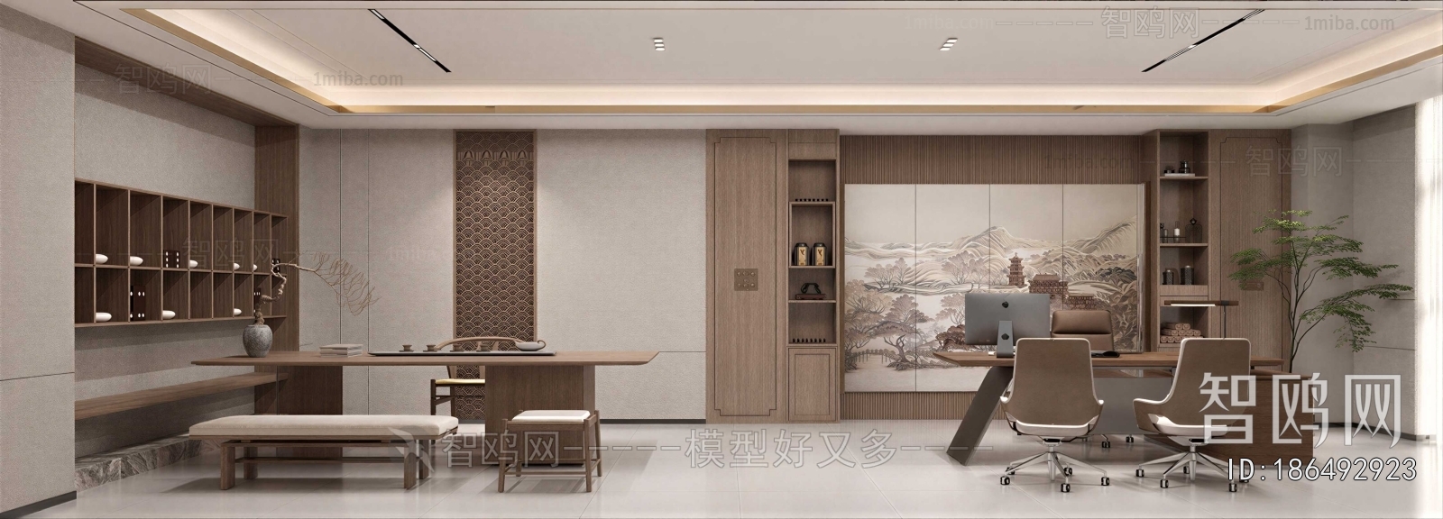 New Chinese Style Manager's Office