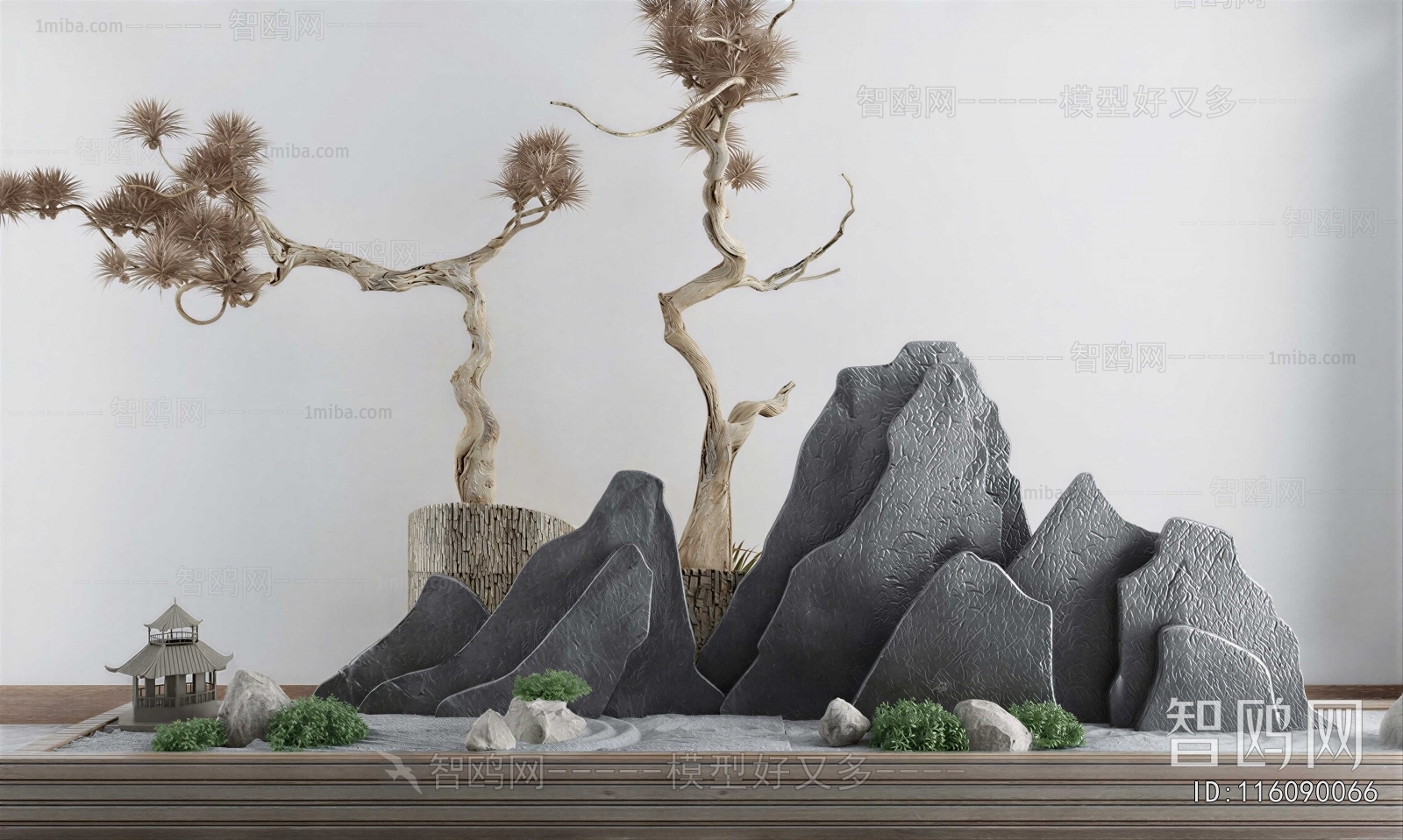 New Chinese Style Plant Landscaping