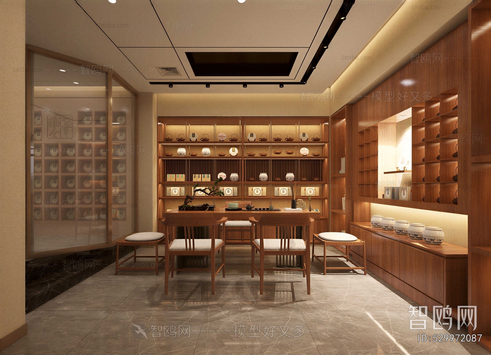 New Chinese Style Teahouse Tea House