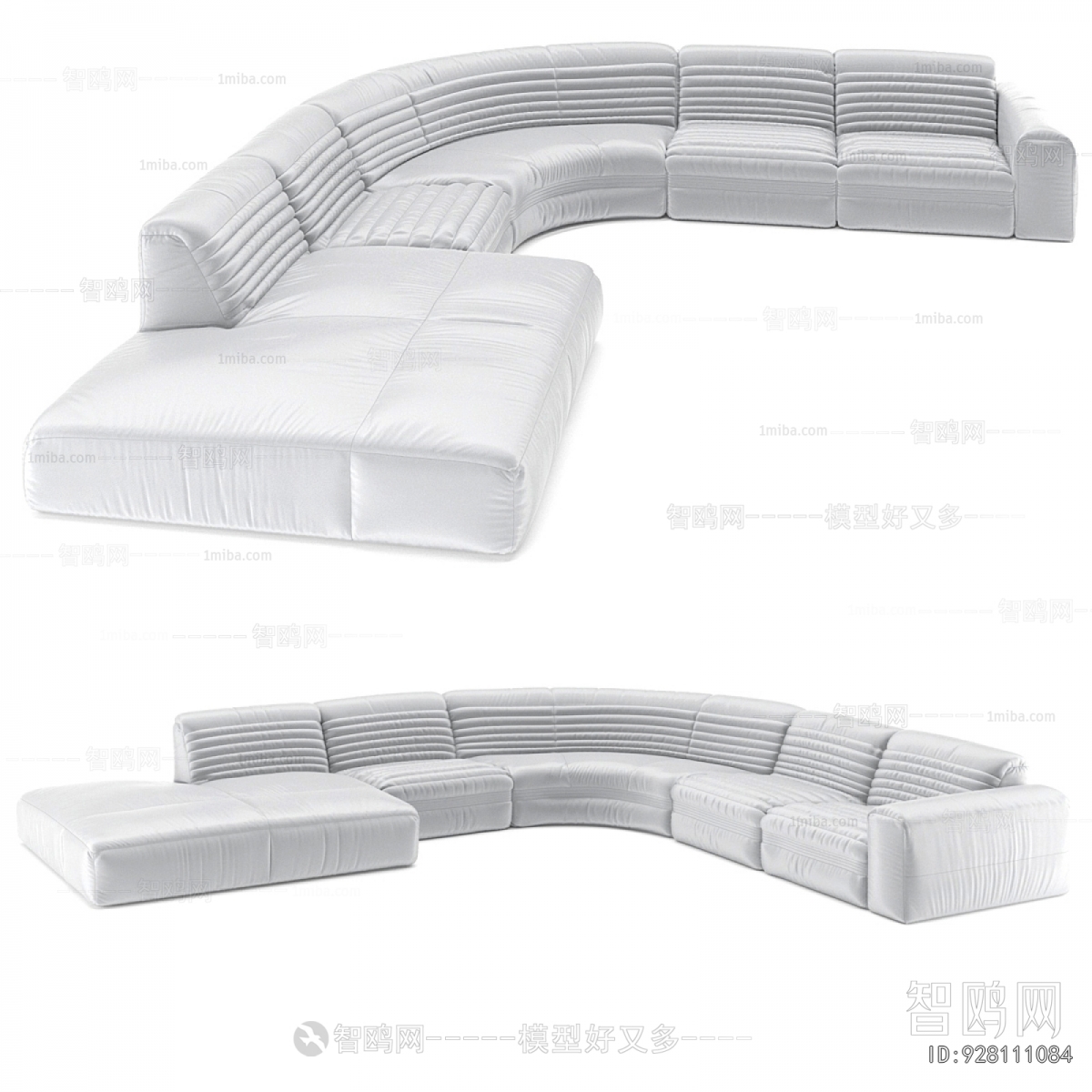 Modern Curved Sofa