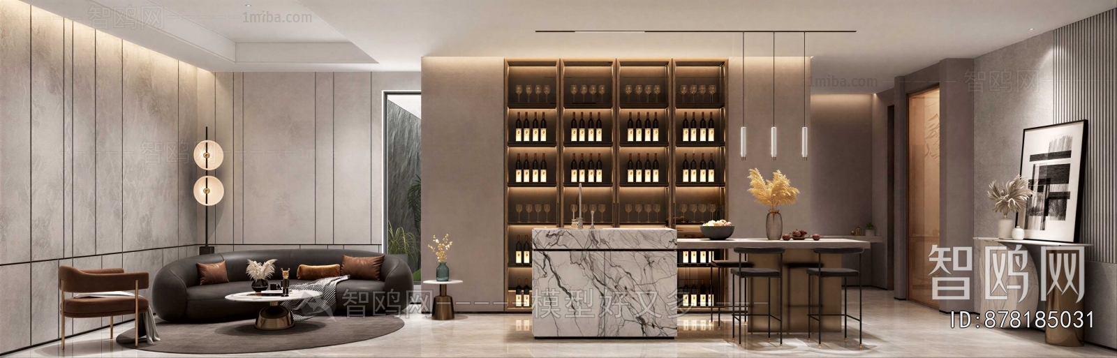 Modern Wine Cellar/Wine Tasting Room