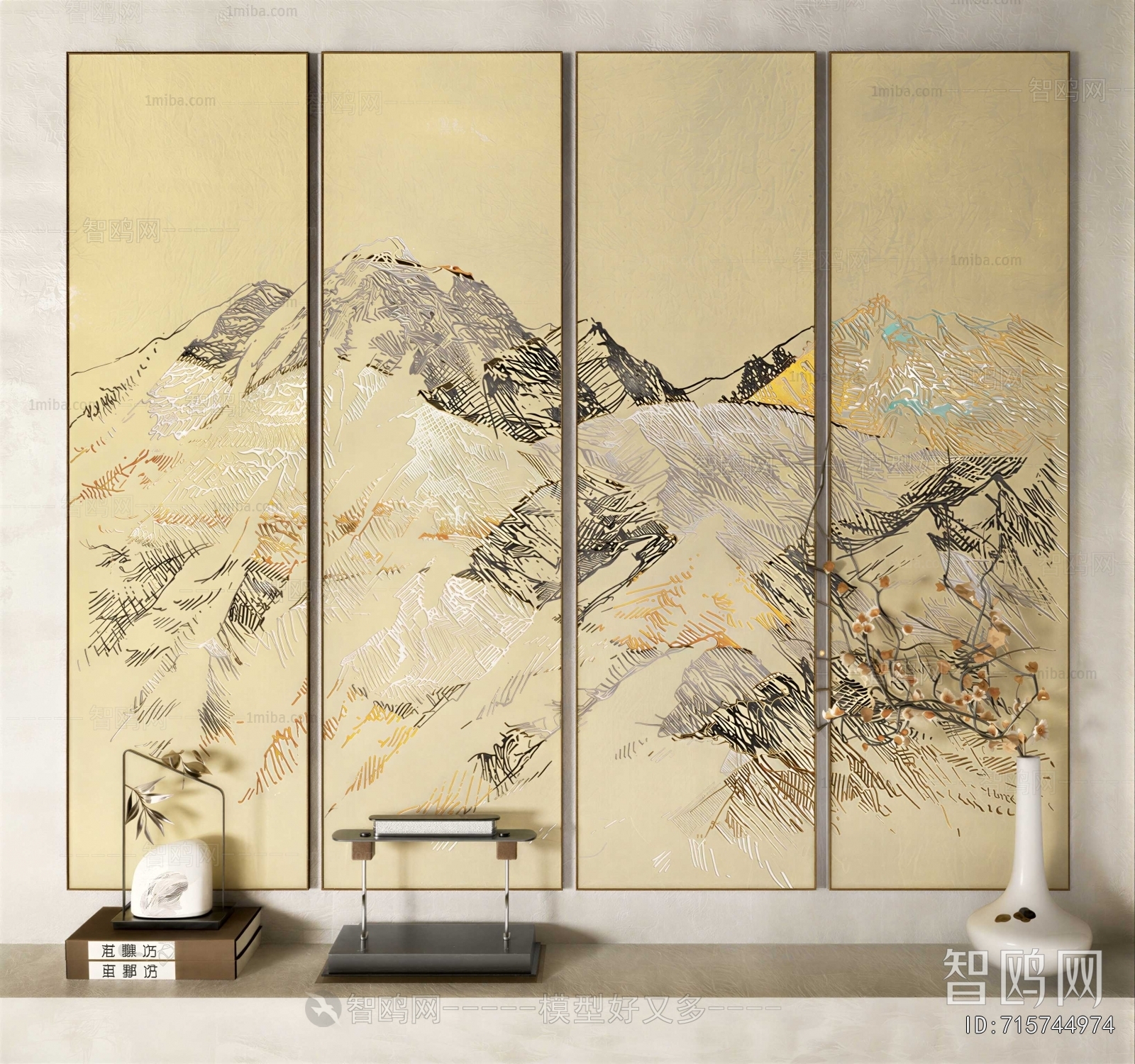New Chinese Style Painting