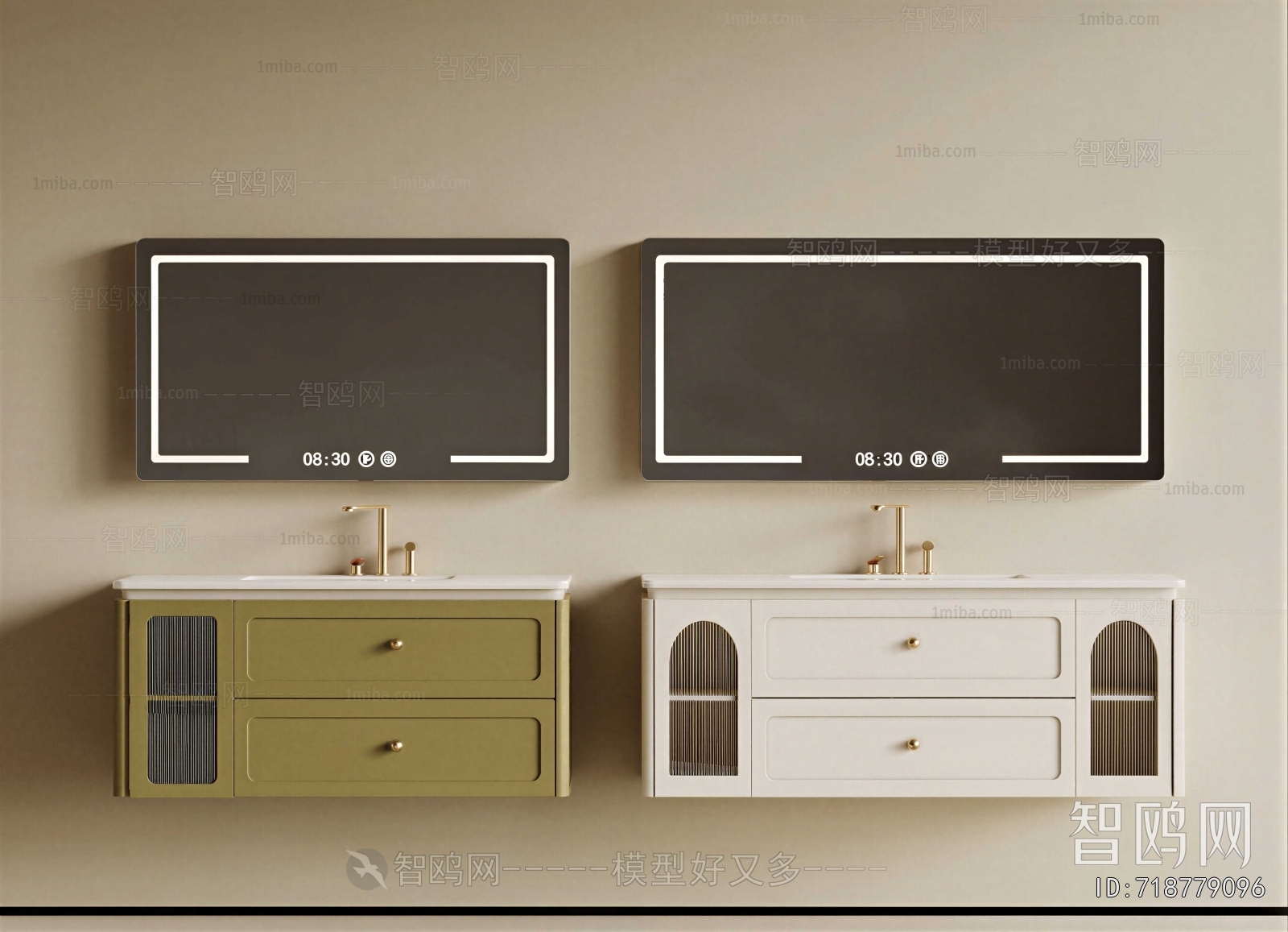 French Style Bathroom Cabinet