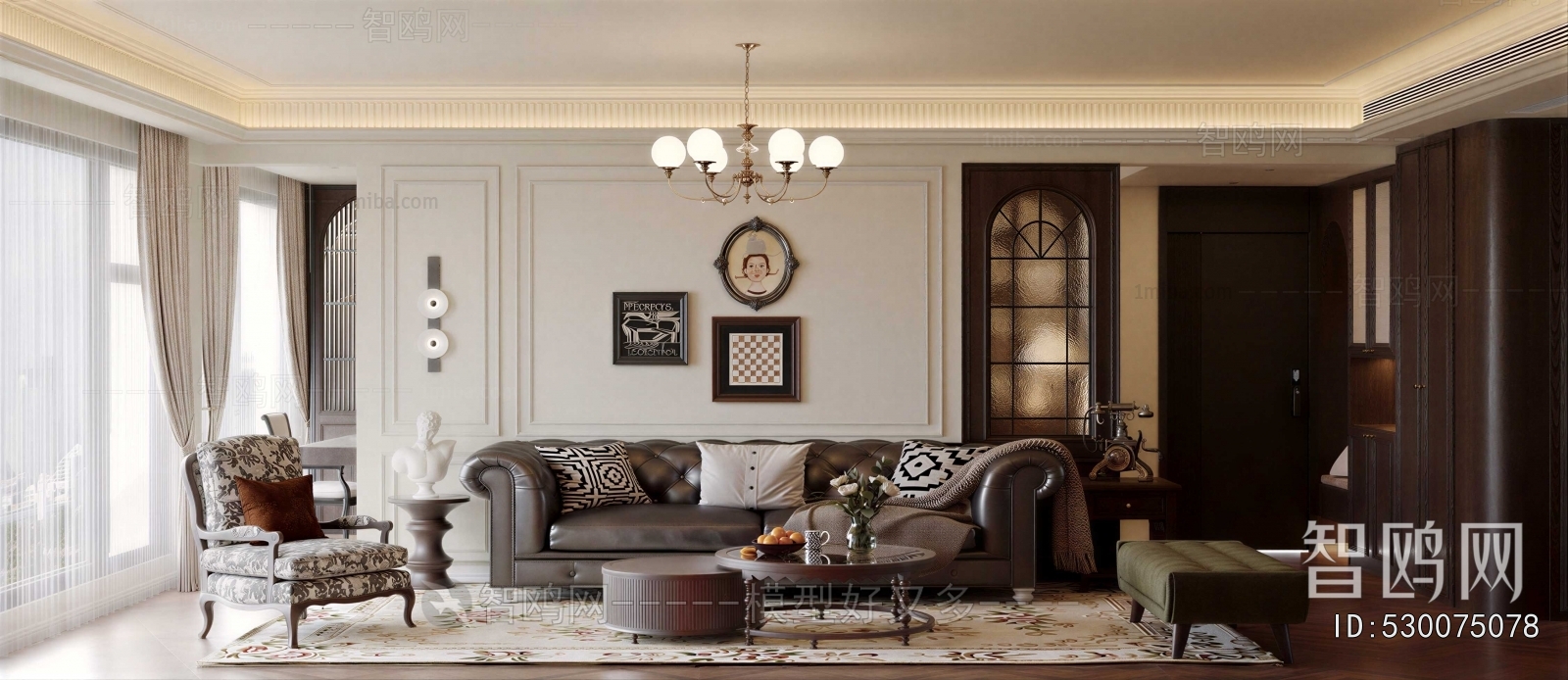 French Style A Living Room