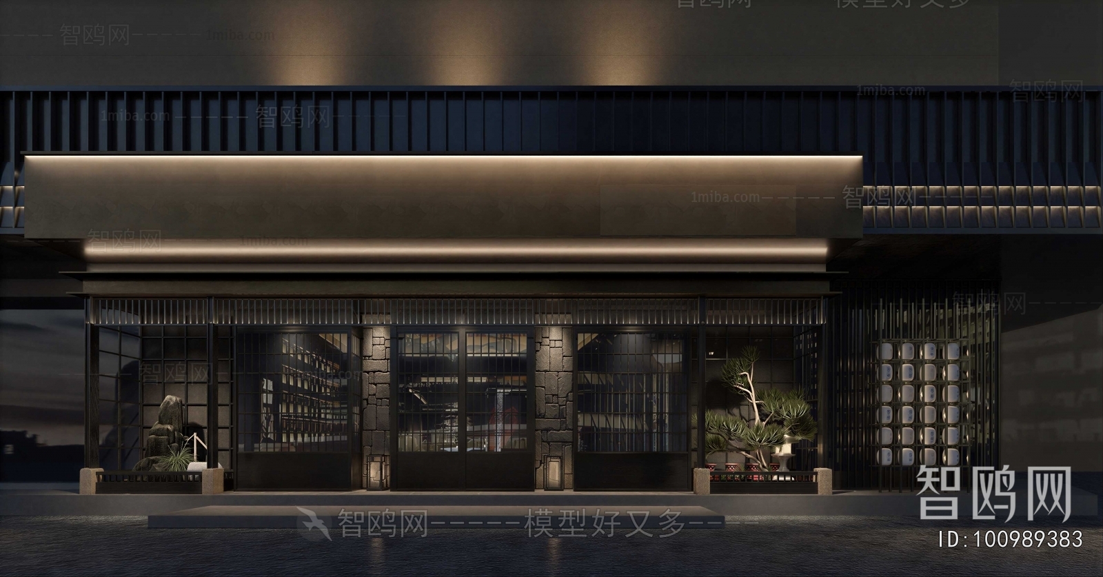 New Chinese Style Facade Element