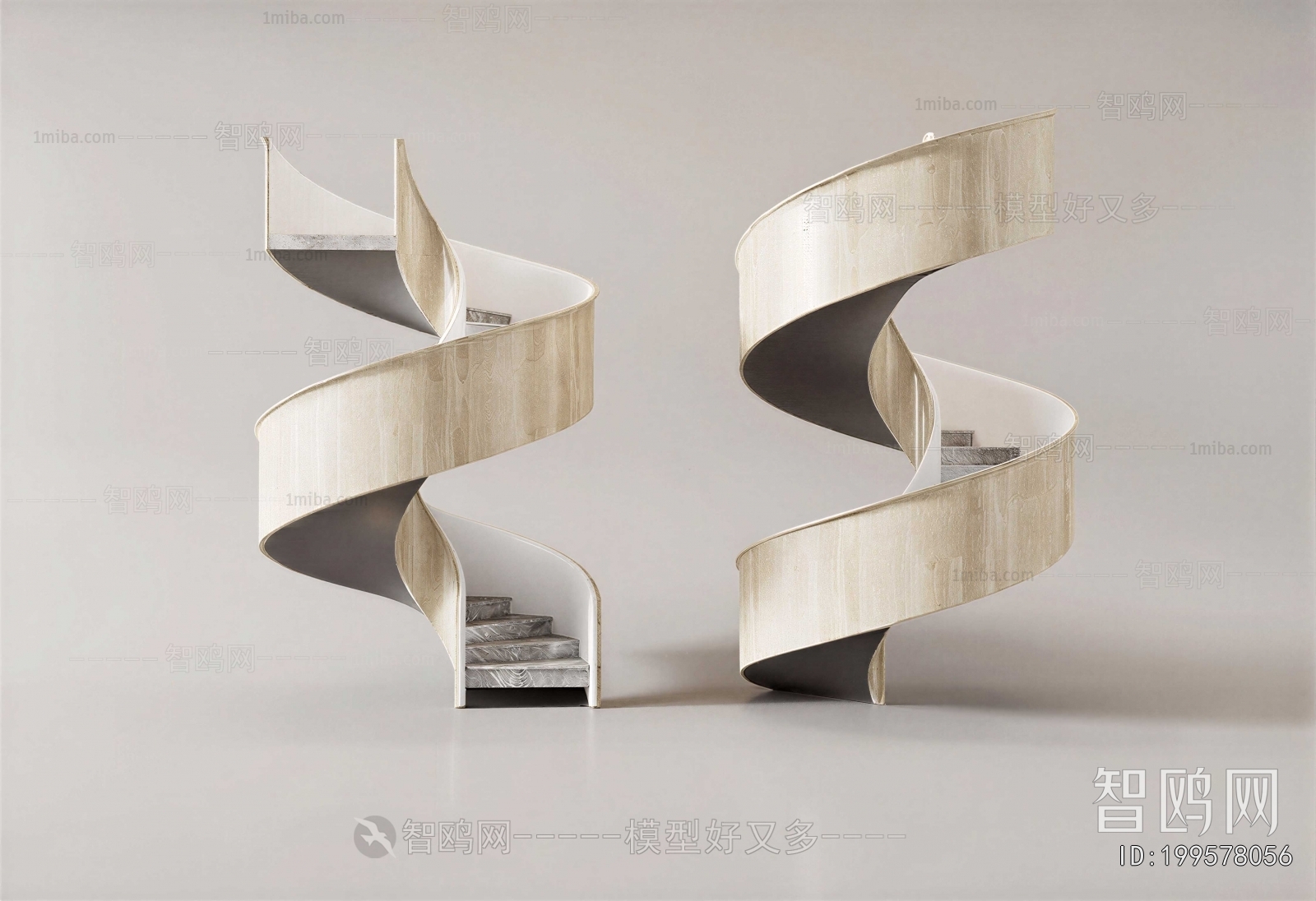 Modern Rotating Staircase