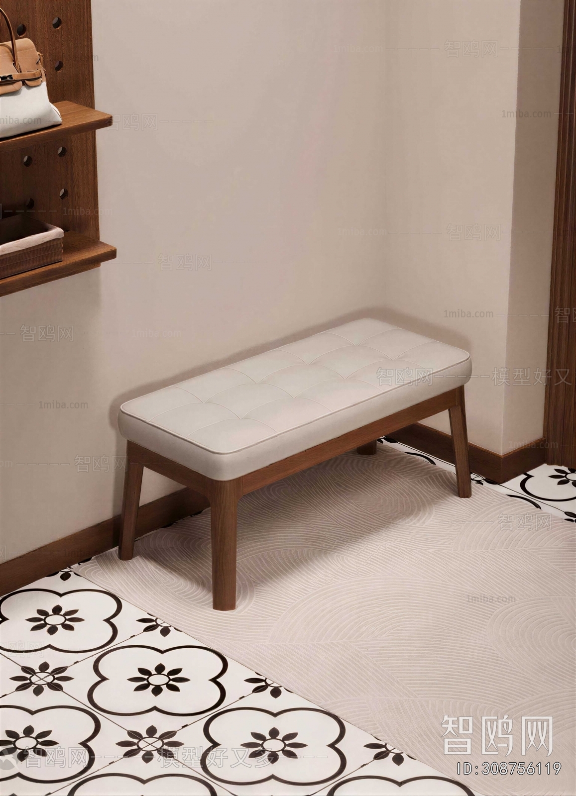 New Chinese Style Stool For Changing Shoes