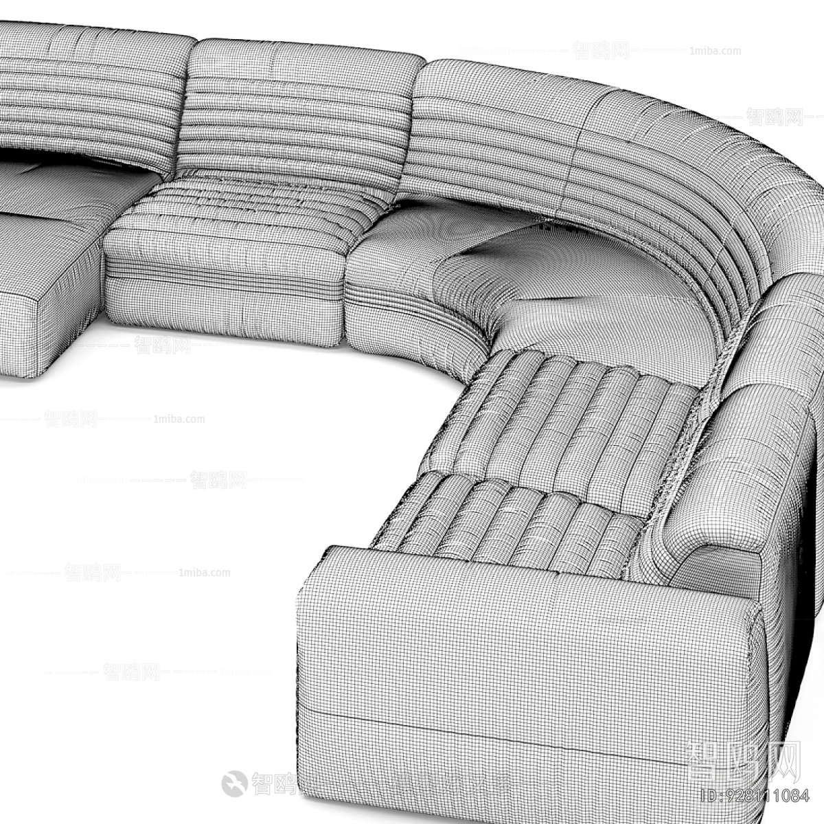 Modern Curved Sofa