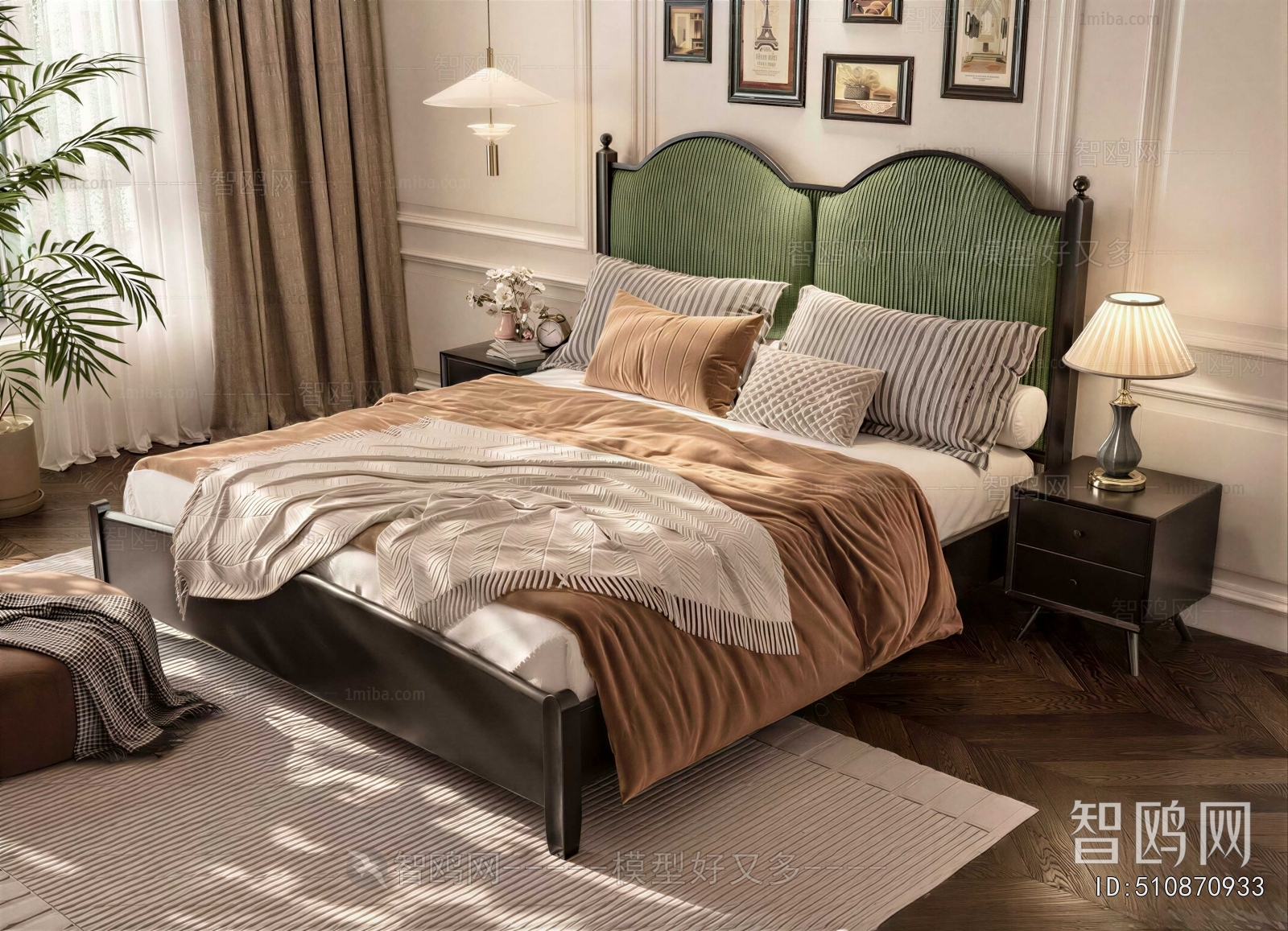 American Style Double Bed