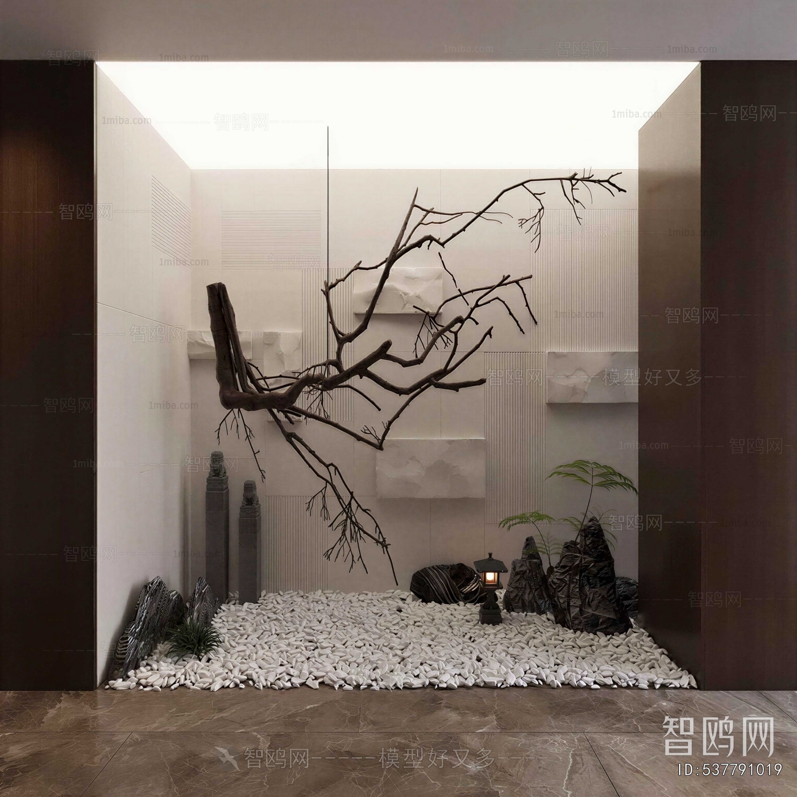 New Chinese Style Plant Landscaping