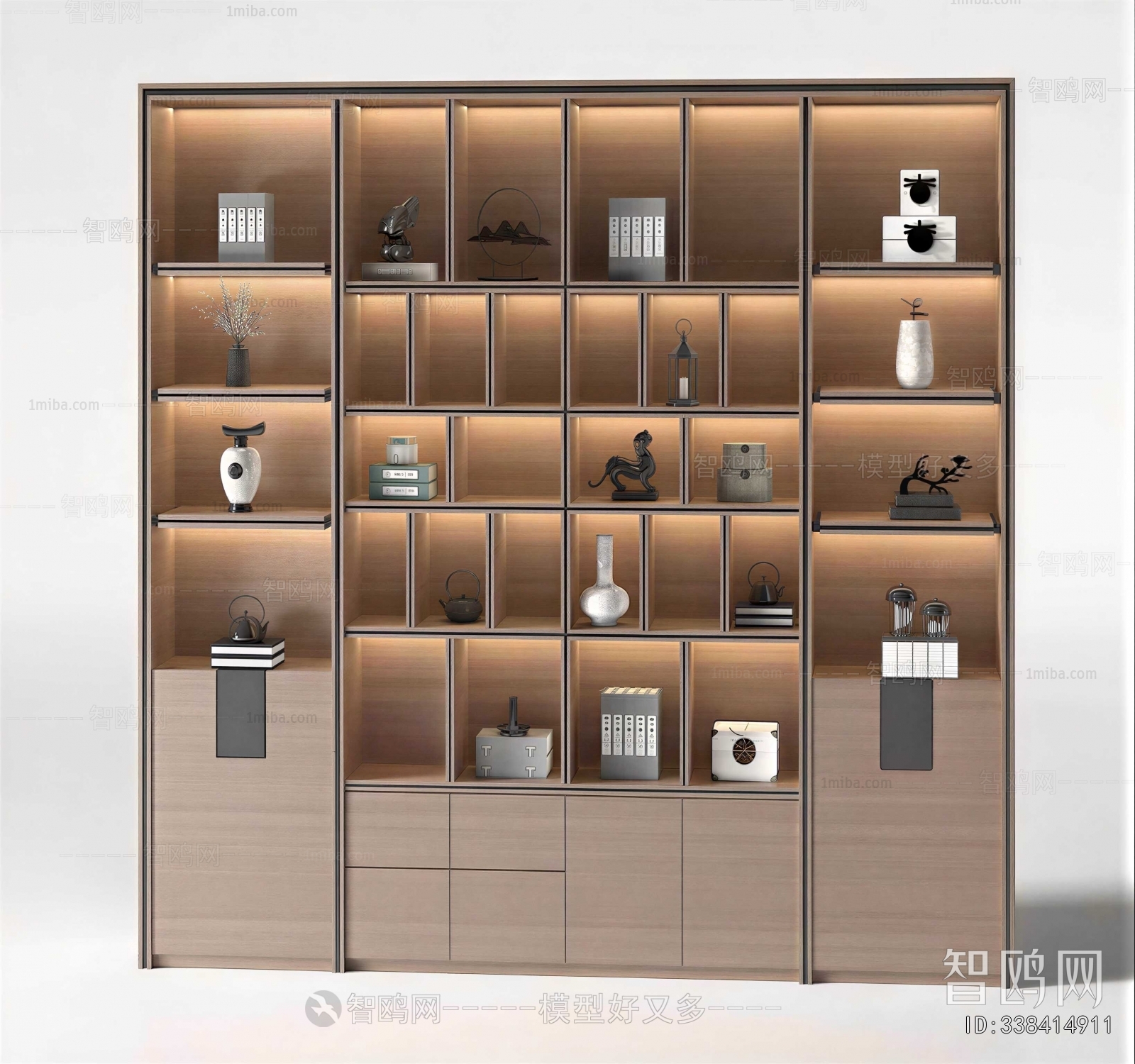 New Chinese Style Decorative Cabinet