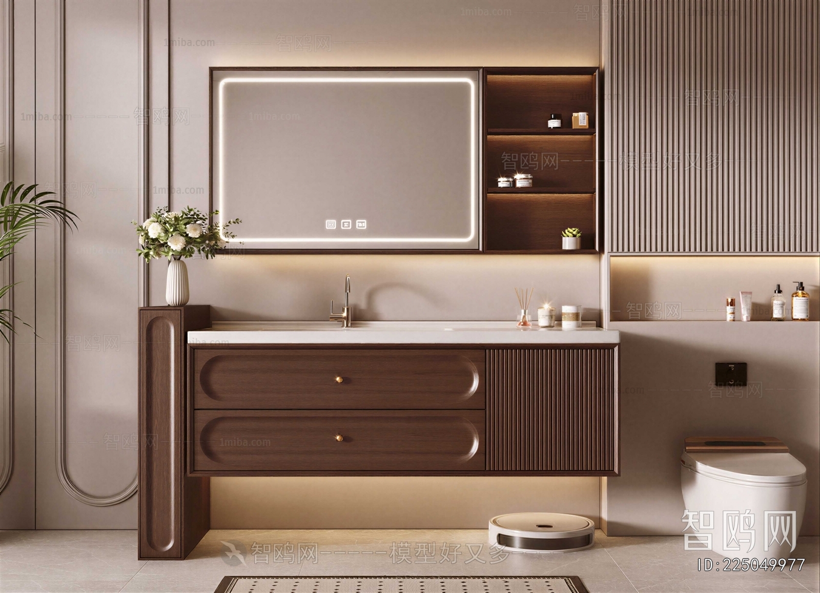 New Chinese Style Bathroom Cabinet