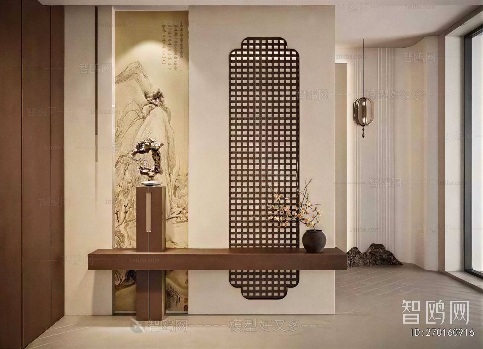 New Chinese Style Hallway