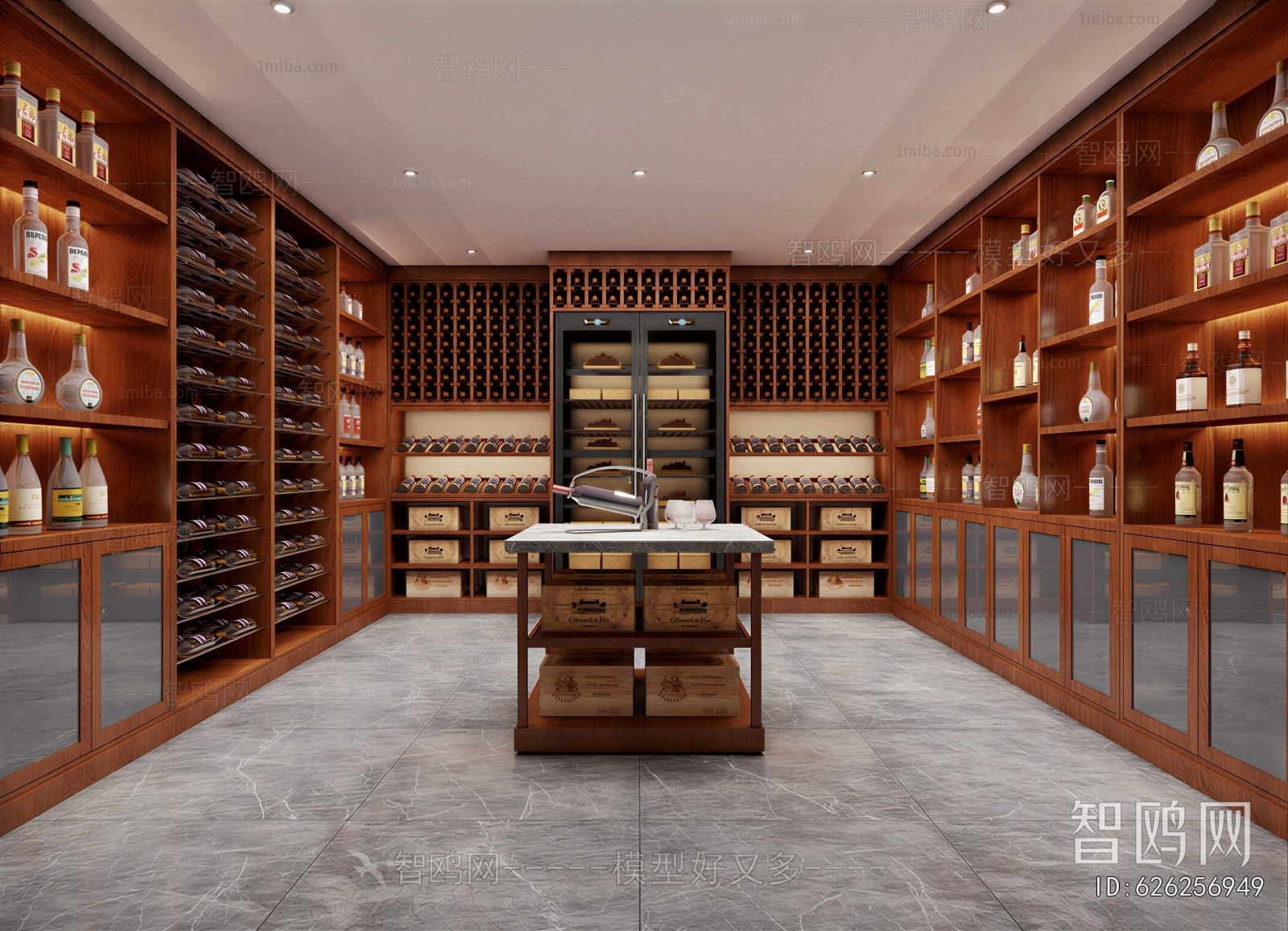 New Chinese Style Wine Cellar/Wine Tasting Room