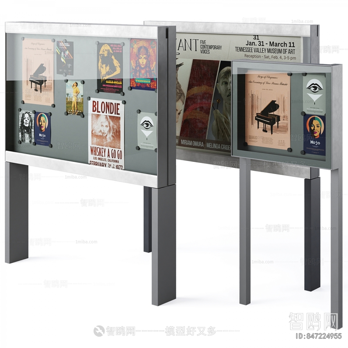 Modern Guide Board/bulletin Board