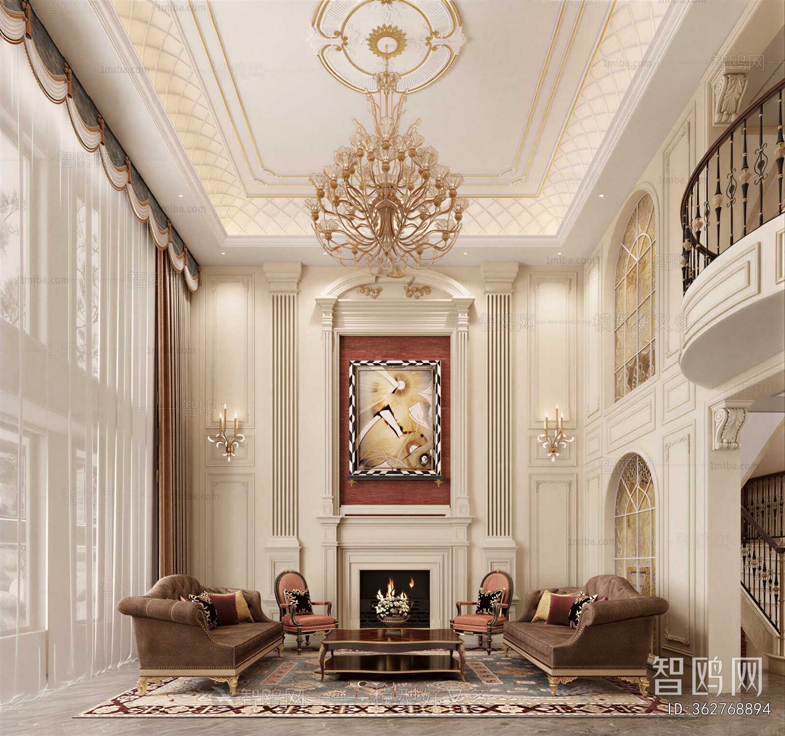 European Style A Living Room