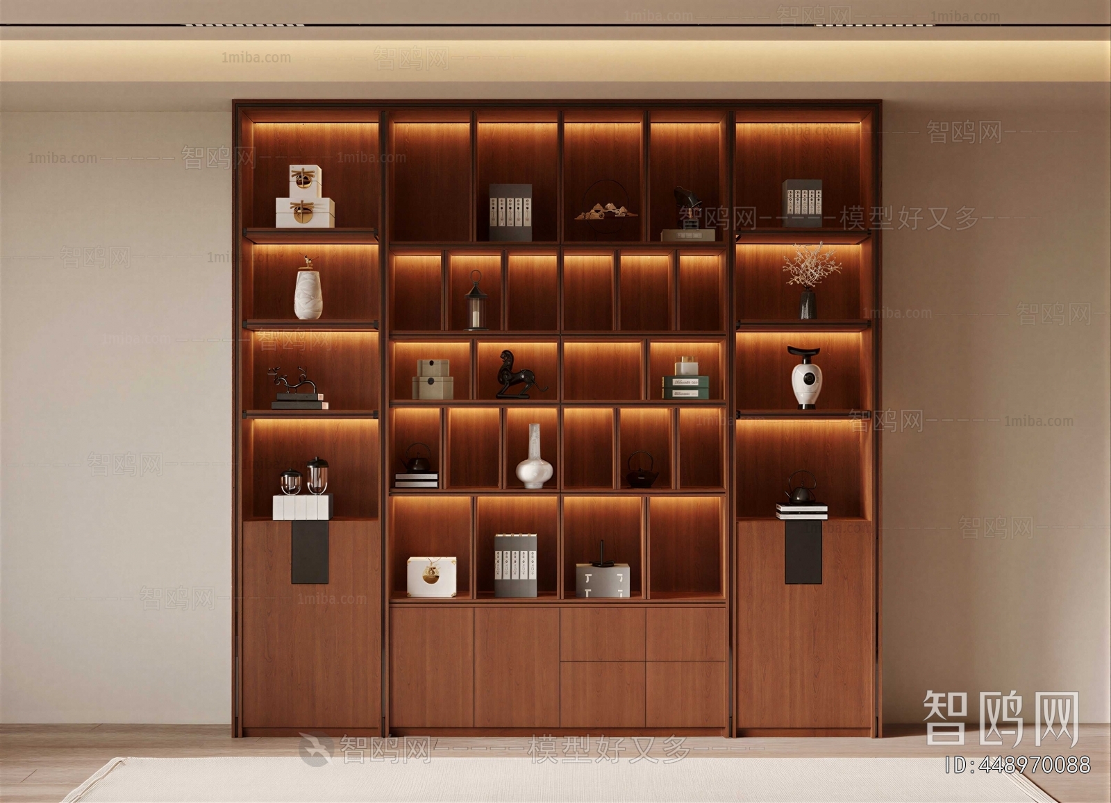 New Chinese Style Decorative Cabinet