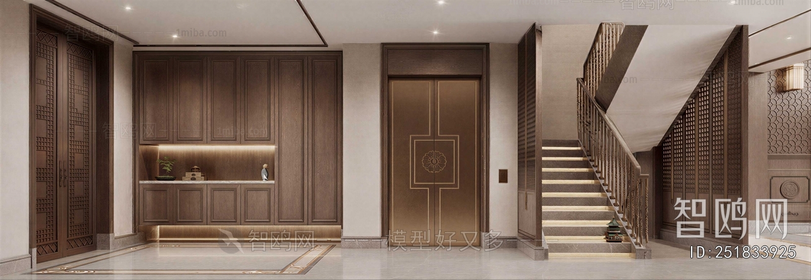 New Chinese Style Hallway