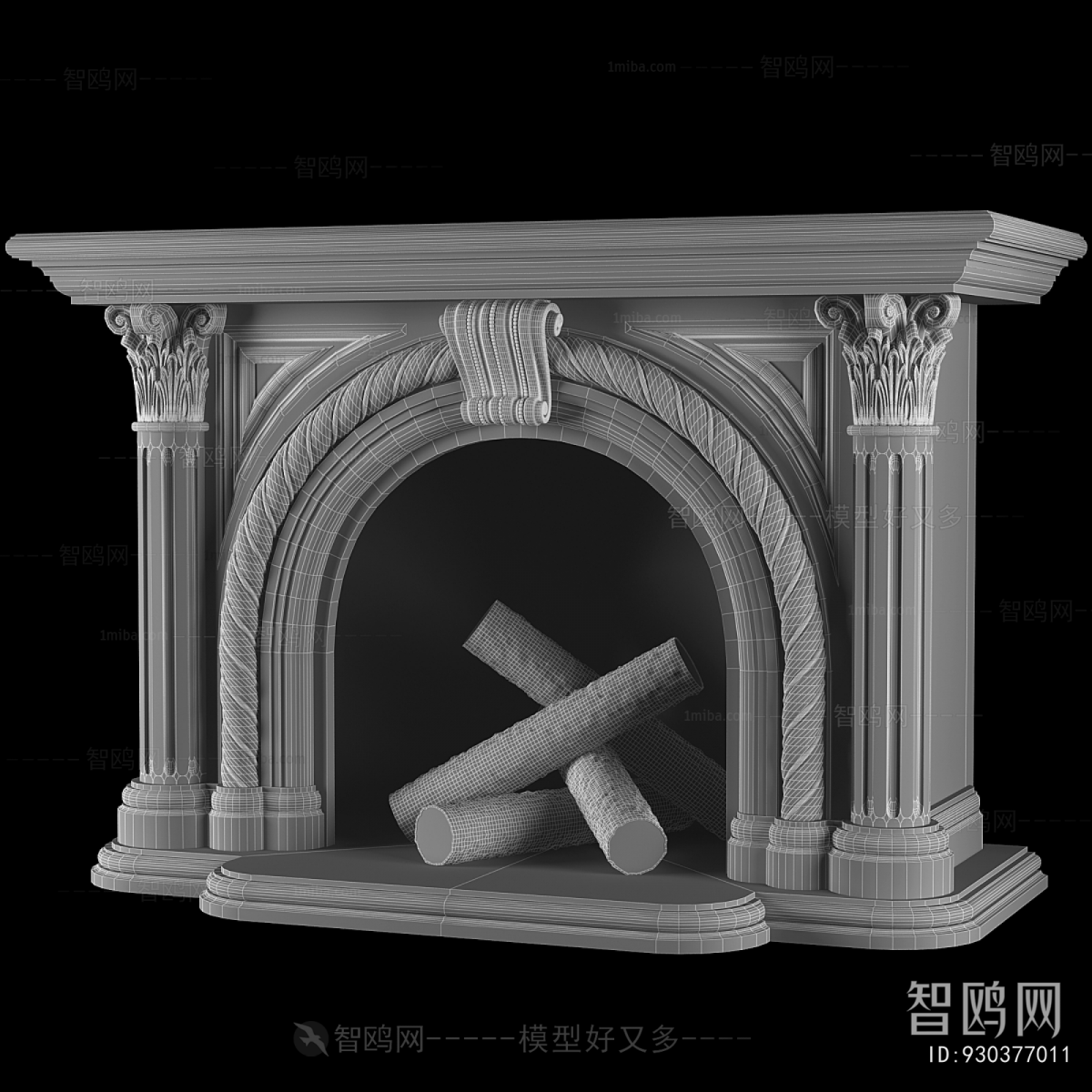 European Style Fireplace